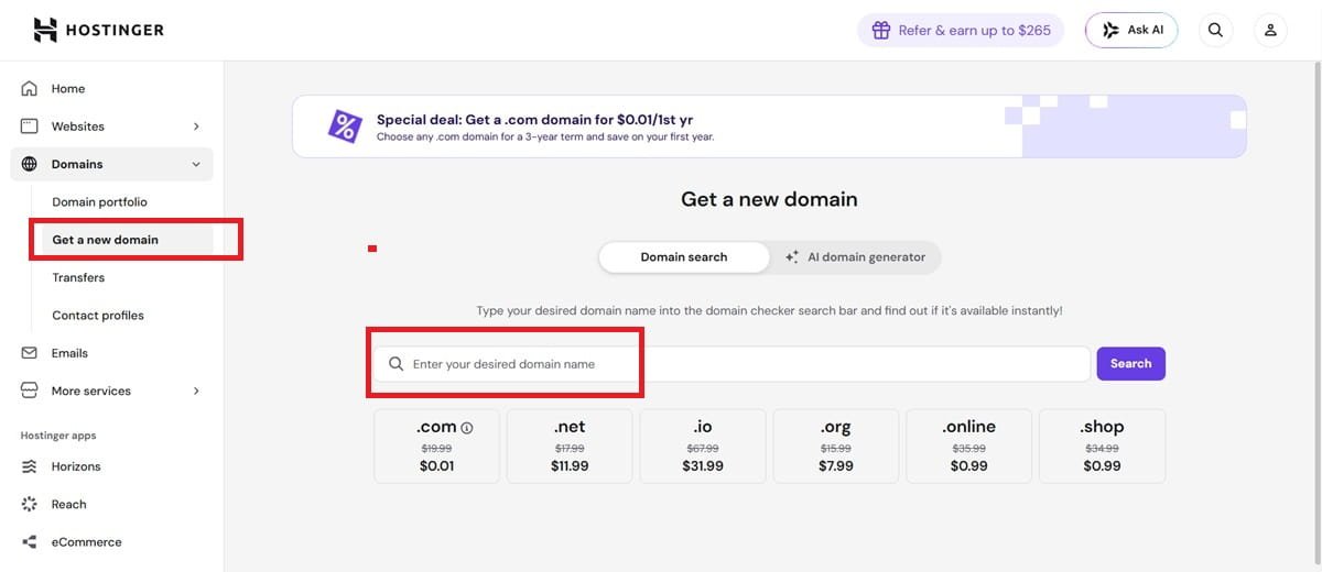 domain