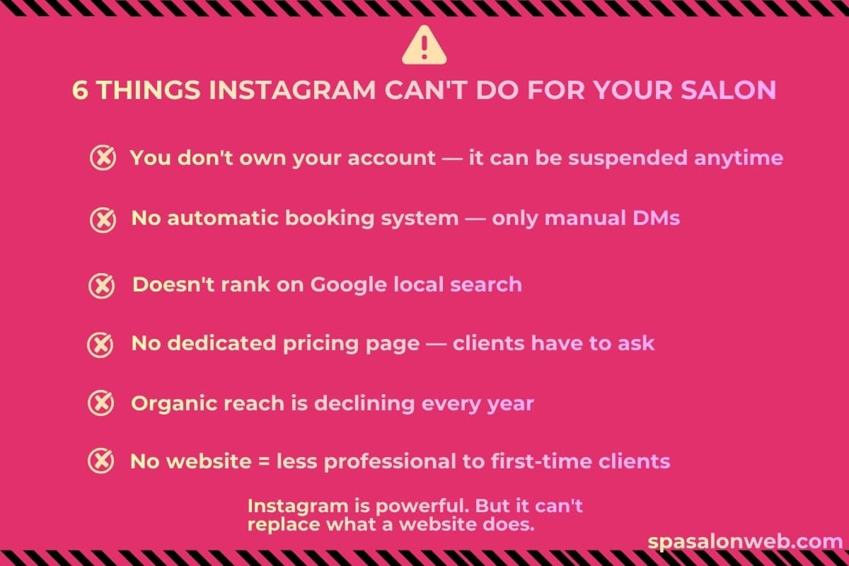 6 Things Instagram Can't Do for Your Salon