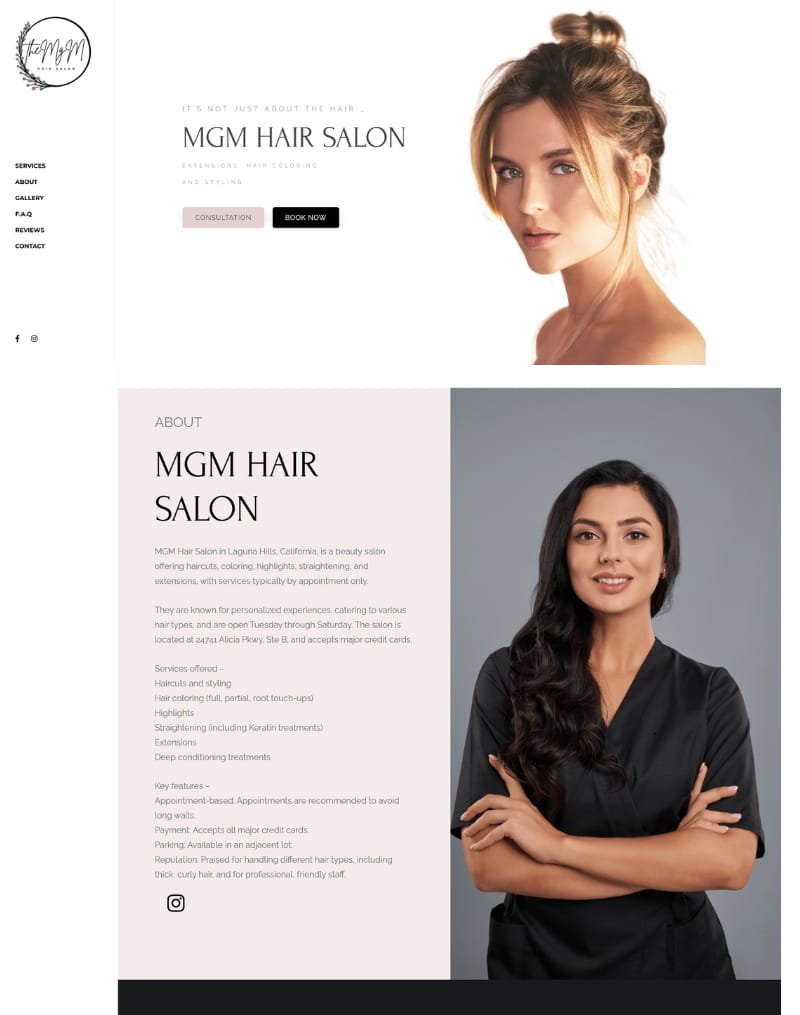 mgm hair salon
